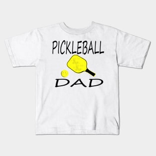 PIckleball dad Kids T-Shirt